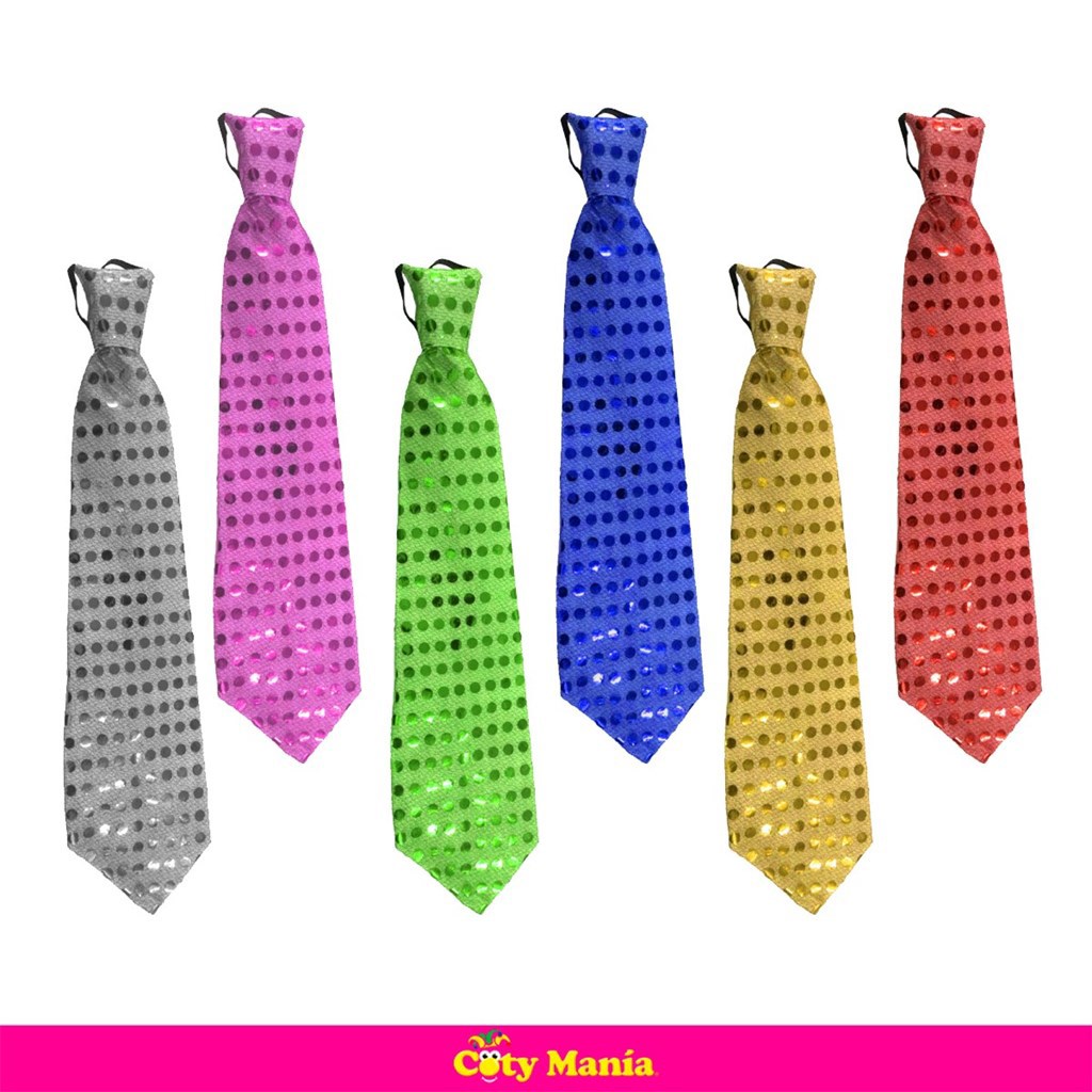Corbata Luminosa led Tela 7 Colores X 1